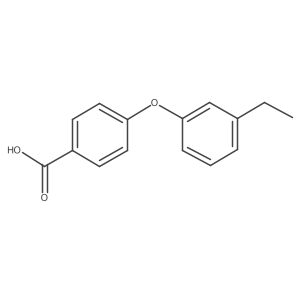 4-(3-Ethylphenoxy)benzoic acid Structure