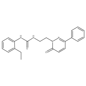 1-(2-ethylphenyl)-3-(2-(6-oxo-3-phenylpyridazin-1(6H)-yl)ethyl)urea Structure