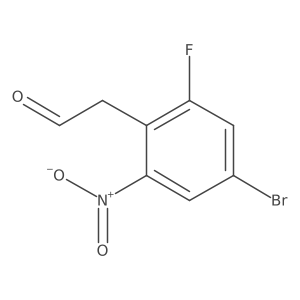 2-(4-Bromo-2-fluoro-6-nitrophenyl)acetaldehyde结构式