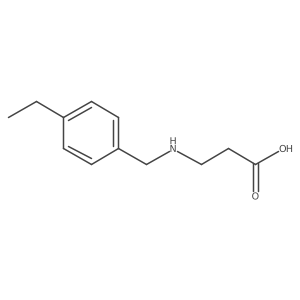 3-(4-Ethyl-benzylamino)-propionic acid Structure