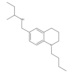 N-[(1-Butyl-1,2,3,4-tetrahydroquinolin-6-yl)methyl]butan-2-amine Structure
