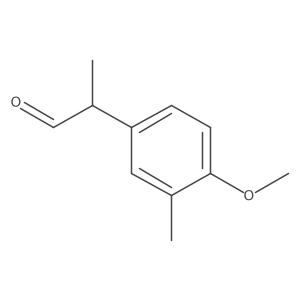 2-(4-Methoxy-3-methylphenyl)propanal Structure