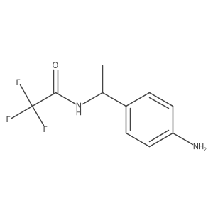 N-[(1S)-1-(4-Aminophenyl)ethyl]-2,2,2-trifluoroacetamide Structure
