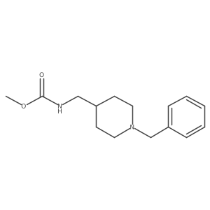 Methyl ((1-benzylpiperidin-4-yl)methyl)carbamate结构式