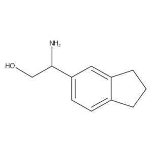 (2S)-2-amino-2-(2,3-dihydro-1H-inden-5-yl)ethan-1-ol Structure