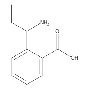 (S)-2-(1-Aminopropyl)benzoicacidhcl Structure