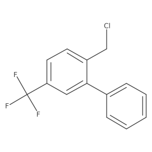 1-(Chloromethyl)-2-phenyl-4-(trifluoromethyl)benzene Structure