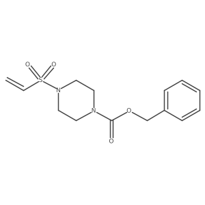 Benzyl 4-(ethenesulfonyl)piperazine-1-carboxylate结构式