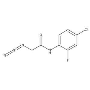 2-azido-N-(4-chloro-2-fluorophenyl)acetamide Structure