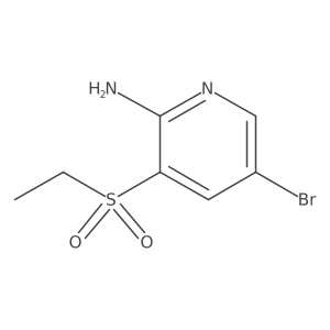 5-Bromo-3-(ethanesulfonyl)pyridin-2-amine Structure