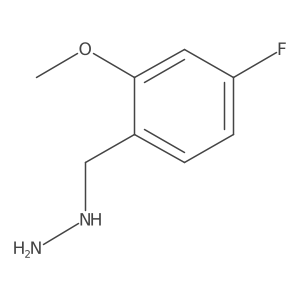 [(4-Fluoro-2-methoxyphenyl)methyl]hydrazine结构式