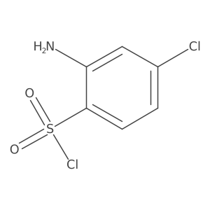 2-Amino-4-chlorobenzenesulfonyl chloride结构式