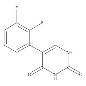 5-(2,3-Difluorophenyl)-(2,4)-dihydroxypyrimidine结构式