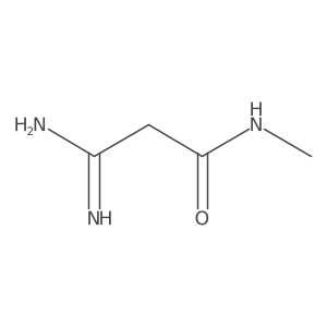 3-amino-3-imino-N-methylpropanamide Structure