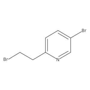 5-Bromo-2-(2-bromoethyl)pyridine结构式