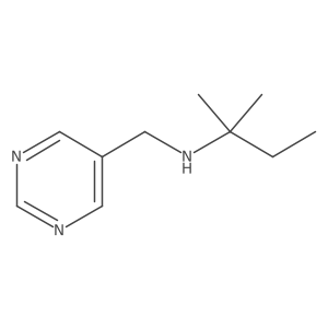 (2-Methylbutan-2-yl)(pyrimidin-5-ylmethyl)amine结构式