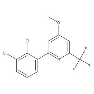 2-(2,3-Dichlorophenyl)-4-methoxy-6-(trifluoromethyl)pyridine Structure