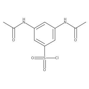 3,5-Bis(acetylamino)benzenesulfonyl chloride Structure