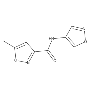 N-(isoxazol-4-yl)-5-methylisoxazole-3-carboxamide结构式