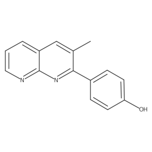 4-(3-Methyl-1,8-naphthyridin-2-yl)phenol Structure