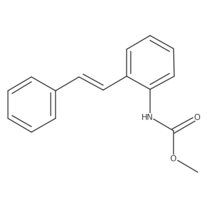 Methyl (Z)-(2-styrylphenyl)carbamate Structure