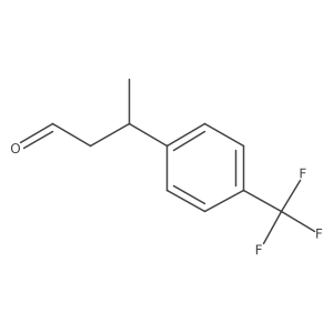 3-[4-(Trifluoromethyl)phenyl]butanal结构式