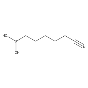 (5-Cyanopentyl)boronic acid Structure