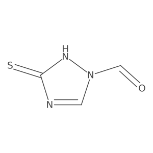 1-Formyl-1,2,4-triazole-3-thiol Structure