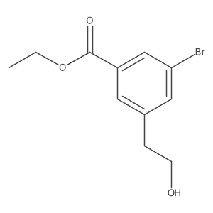 Ethyl 3-bromo-5-(2-hydroxyethyl)benzoate Structure
