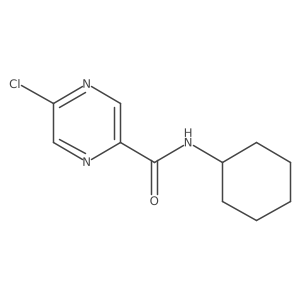 5-Chloro-N-cyclohexyl-2-pyrazinecarboxamide Structure