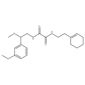 N1-(2-(cyclohex-1-en-1-yl)ethyl)-N2-(2-methoxy-2-(3-methoxyphenyl)ethyl)oxalamide Structure