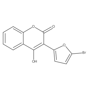 3-(5-Bromofuran-2-yl)-2-hydroxy-4H-chromen-4-one结构式