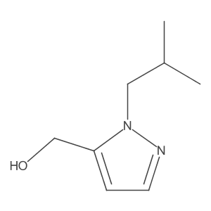 [1-(2-Methylpropyl)-1h-pyrazol-5-yl]methanol结构式