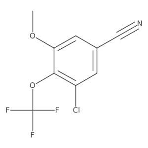 Benzonitrile,3-choro-5-methoxy-4-(trifluoromethoxy)结构式