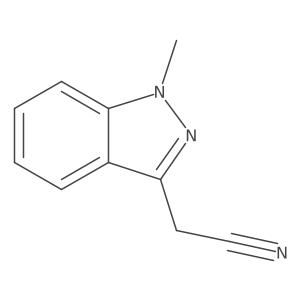 2-(1-methyl-1H-indazol-3-yl)acetonitrile Structure