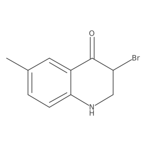 3-bromo-6-methyl-2,3-dihydroquinolin-4(1H)-one Structure