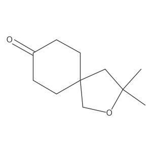 3,3-Dimethyl-2-oxaspiro[4.5]decan-8-one结构式