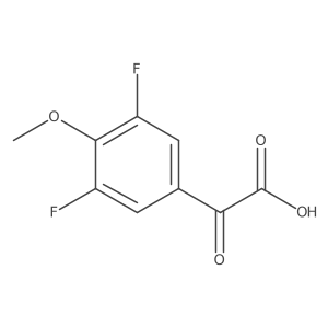 2-(3,5-Difluoro-4-methoxyphenyl)-2-oxoacetic acid结构式