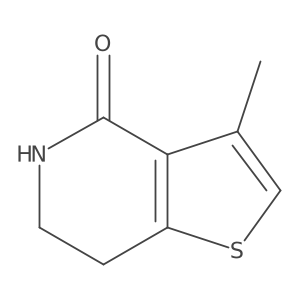 3-Methyl-6,7-dihydrothieno[3,2-C]pyridin-4(5H)-one Structure