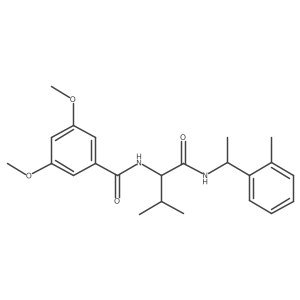 Benzamide, 3,5-dimethoxy-N-[2-methyl-1-[[[1-(2-methylphenyl)ethyl]amino]carbonyl]propyl]-结构式