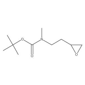 tert-Butyl N-methyl-N-[2-(oxiran-2-yl)ethyl]carbamate Structure