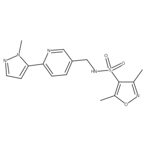 3,5-dimethyl-N-((6-(1-methyl-1H-pyrazol-5-yl)pyridin-3-yl)methyl)isoxazole-4-sulfonamide Structure