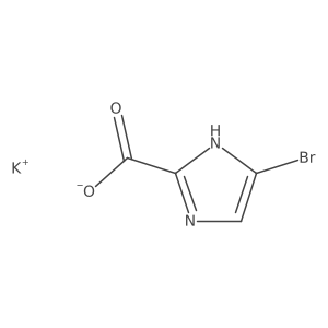 Potassium 4-bromo-1H-imidazole-2-carboxylate Structure