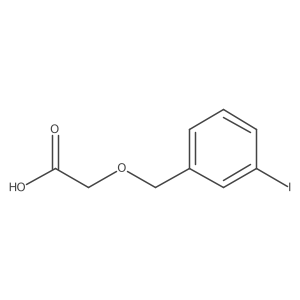 2-[(3-Iodophenyl)methoxy]acetic acid Structure