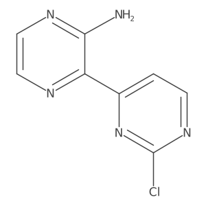 3-(2-Chloropyrimidin-4-yl)pyrazin-2-amine结构式
