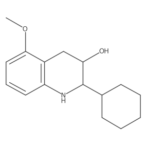 2-Cyclohexyl-5-methoxy-1,2,3,4-tetrahydroquinolin-3-ol Structure