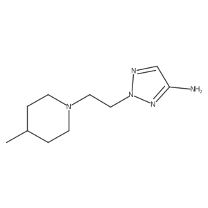 2-[2-(4-methylpiperidin-1-yl)ethyl]-2H-1,2,3-triazol-4-amine Structure