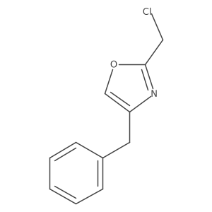 4-Benzyl-2-(chloromethyl)-1,3-oxazole结构式