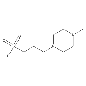 3-(4-Methylpiperazin-1-yl)propane-1-sulfonyl fluoride结构式