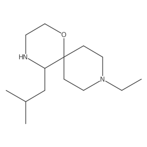 9-Ethyl-5-(2-methylpropyl)-1-oxa-4,9-diazaspiro[5.5]undecane Structure